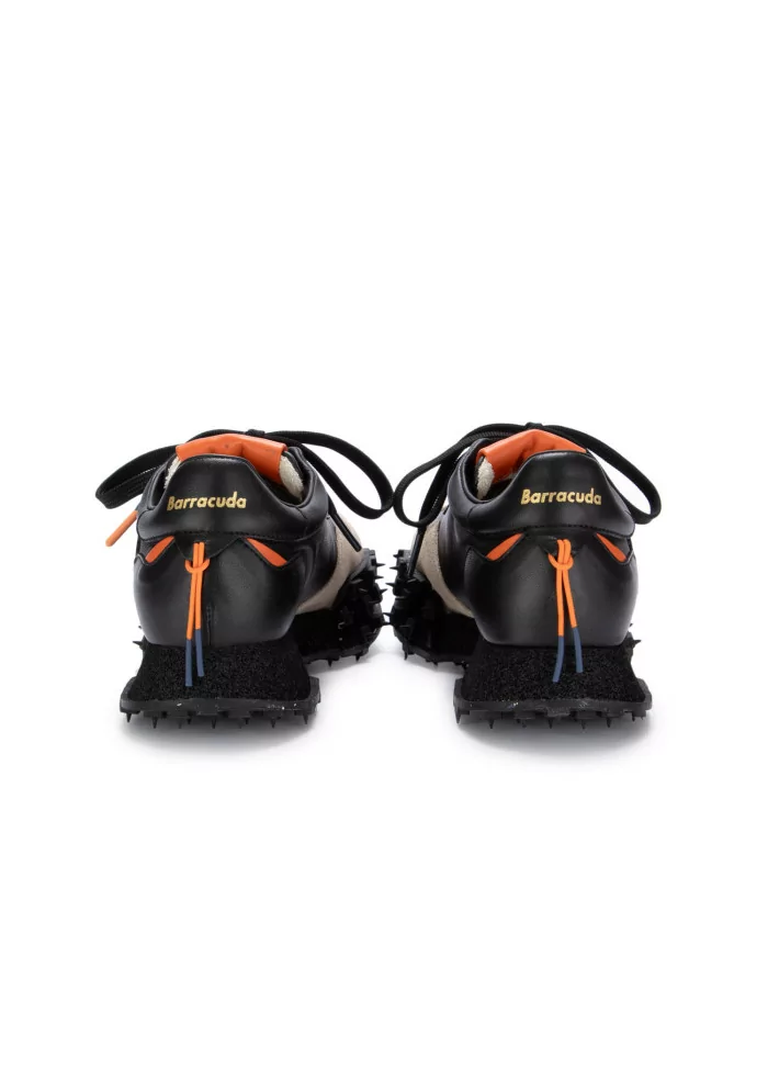 BARRACUDA | SNEAKERS PELLE CAMOSCIO NERO BEIGE Convenienza