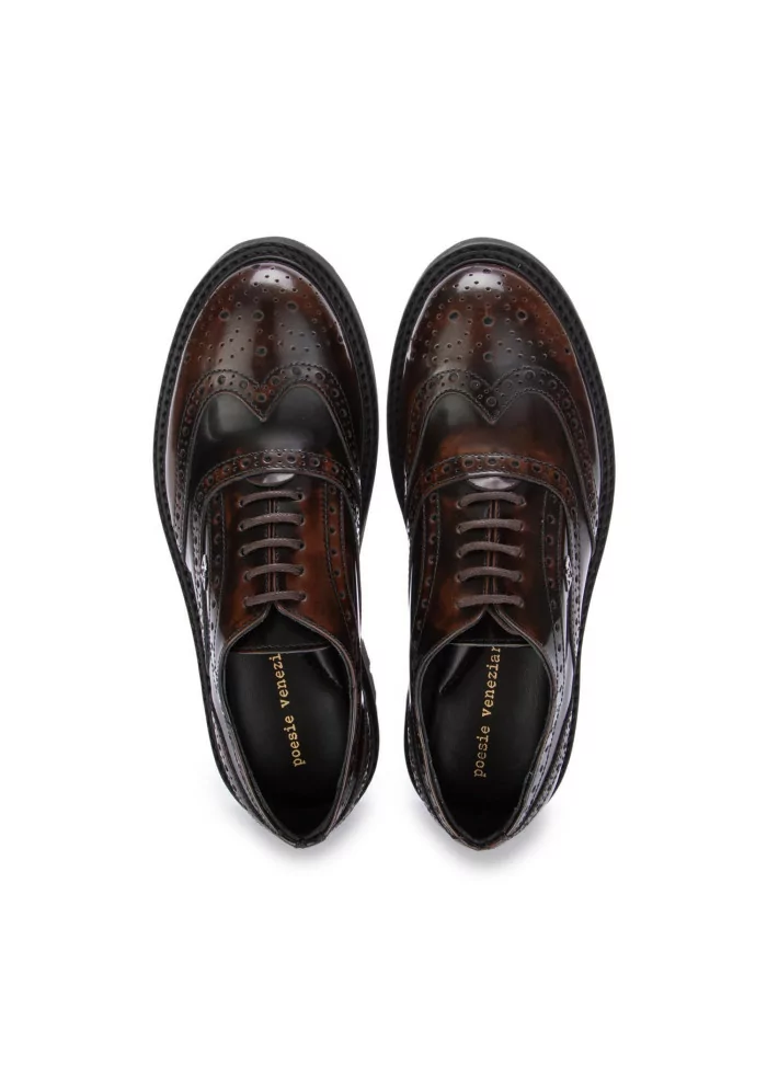 POESIE VENEZIANE | SCARPE ALLACCIATE BROGUE MARRONE Negozio