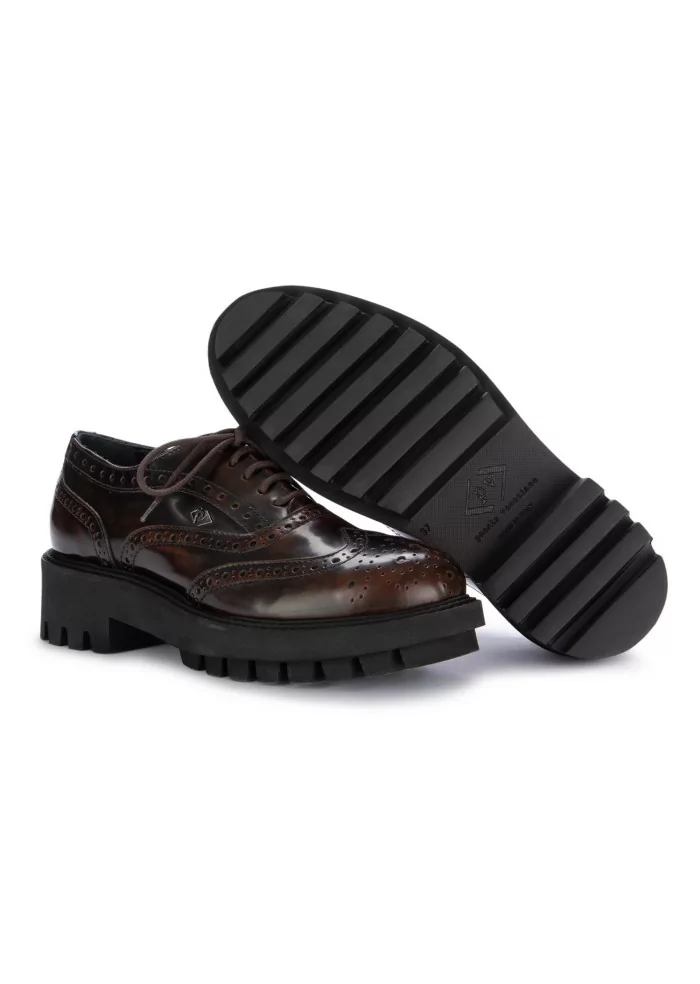 POESIE VENEZIANE | SCARPE ALLACCIATE BROGUE MARRONE Negozio