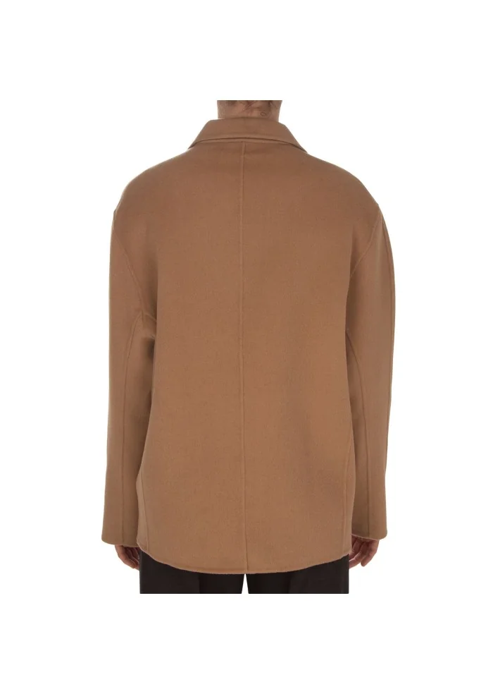 SEMICOUTURE | CAPPOTTO TASCHE MARRONE Moda