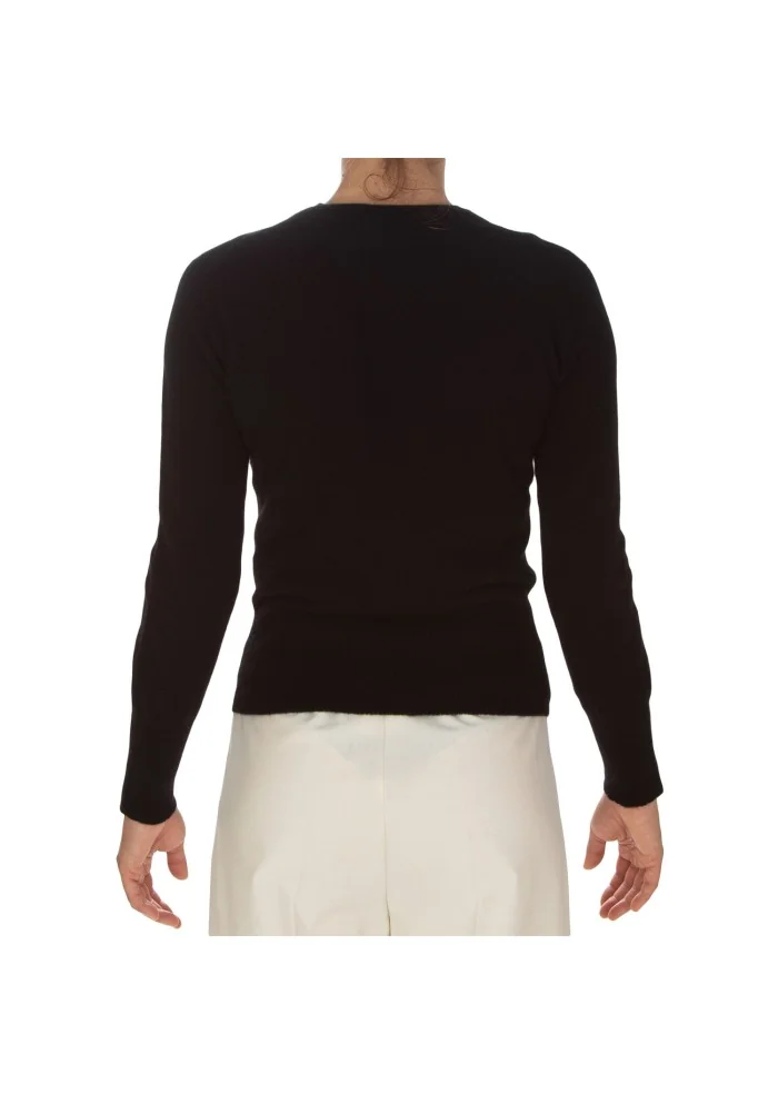 CASHMERE ISLAND | GILET E CARDIGAN KIT APPENNINO NERO In Linea
