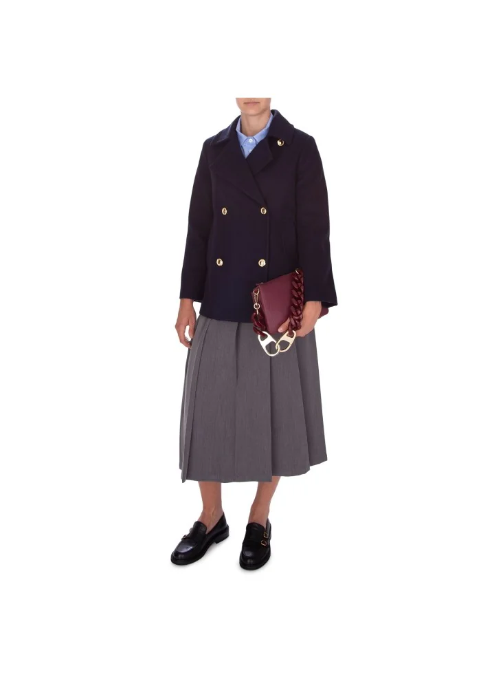 KARTIKA | CAPPOTTO DOPPIOPETTO BLU Sottocosto