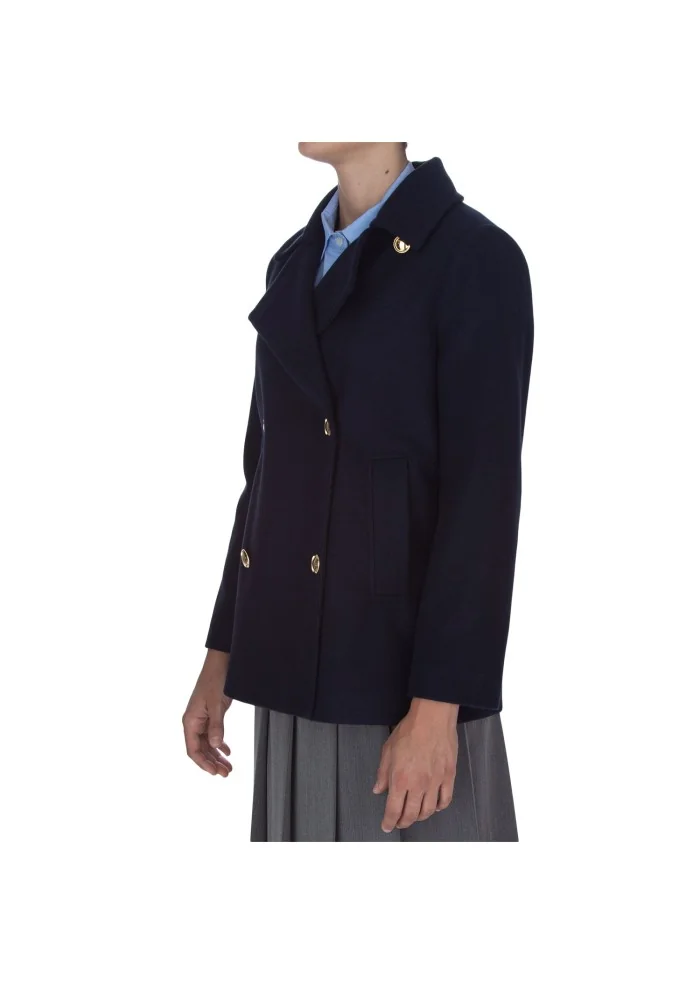 KARTIKA | CAPPOTTO DOPPIOPETTO BLU Sottocosto