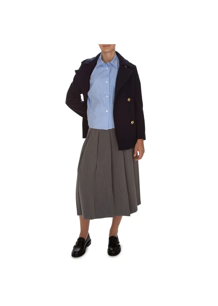 KARTIKA | CAPPOTTO DOPPIOPETTO BLU Sottocosto