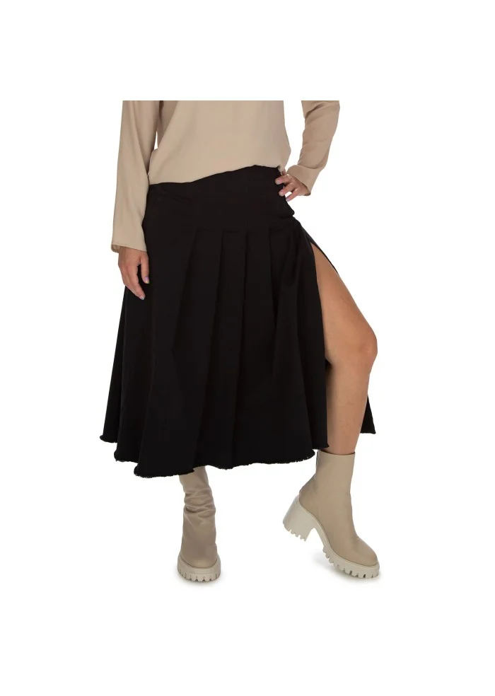 NOUMENO CONCEPT | GONNA SPACCO LATERALE NERO Offerta