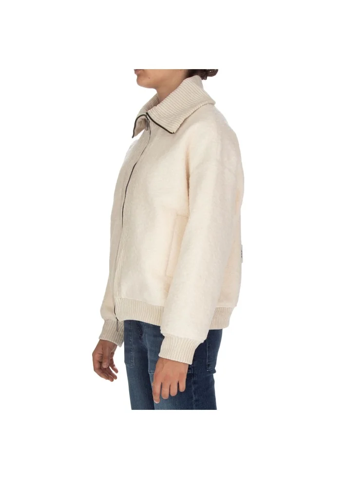 NOUMENO CONCEPT | GIACCA MORBIDA BIANCO PANNA Outlet