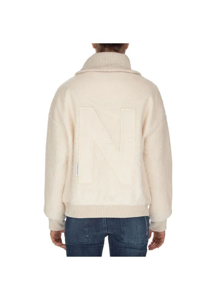 NOUMENO CONCEPT | GIACCA MORBIDA BIANCO PANNA Outlet