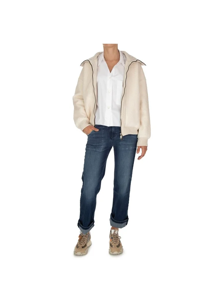 NOUMENO CONCEPT | JEANS VITA ELASTICA BLU Offerte