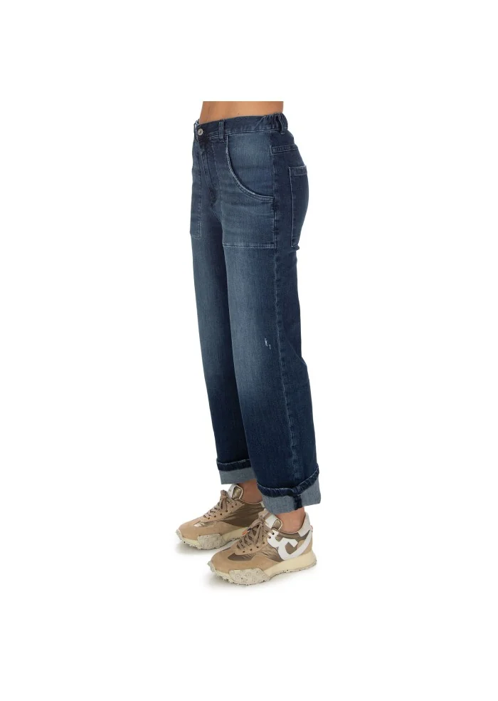 NOUMENO CONCEPT | JEANS VITA ELASTICA BLU Offerte