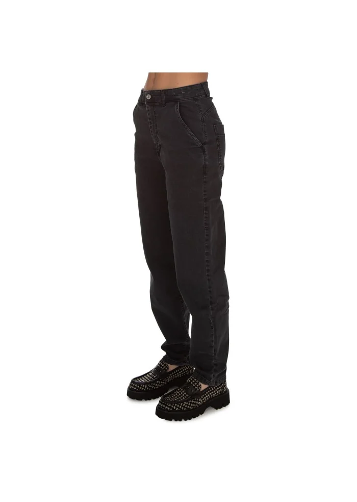 NOUMENO CONCEPT | JEANS GAMBA DRITTA NERO Black Friday