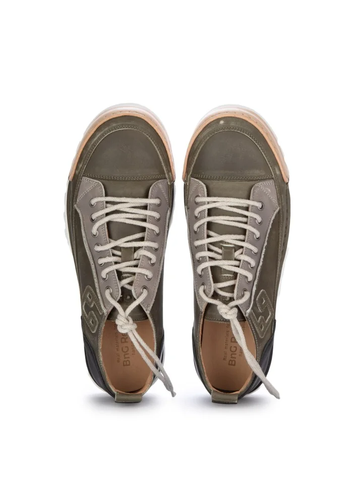BNG REAL SHOES | SNEAKERS LA PATCH MILITARE VERDE Vendite Flash