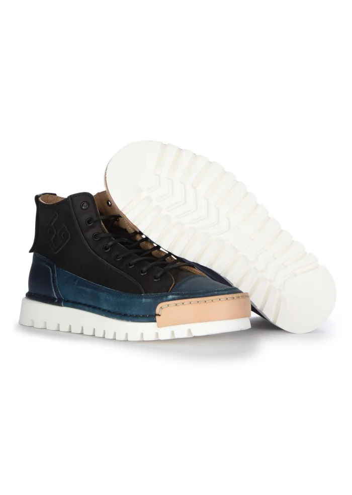 BNG REAL SHOES | SNEAKERS ALTE LA NIGHT BLU NERO Negozio