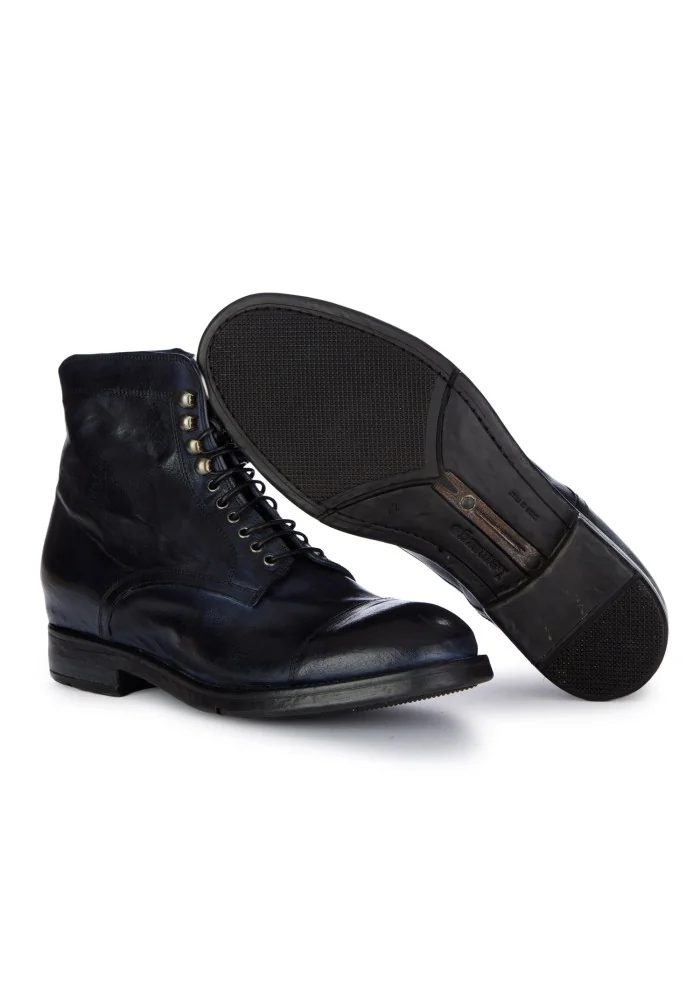 LEMARGO | STIVALETTI RANCH BLU SCURO Nuovo