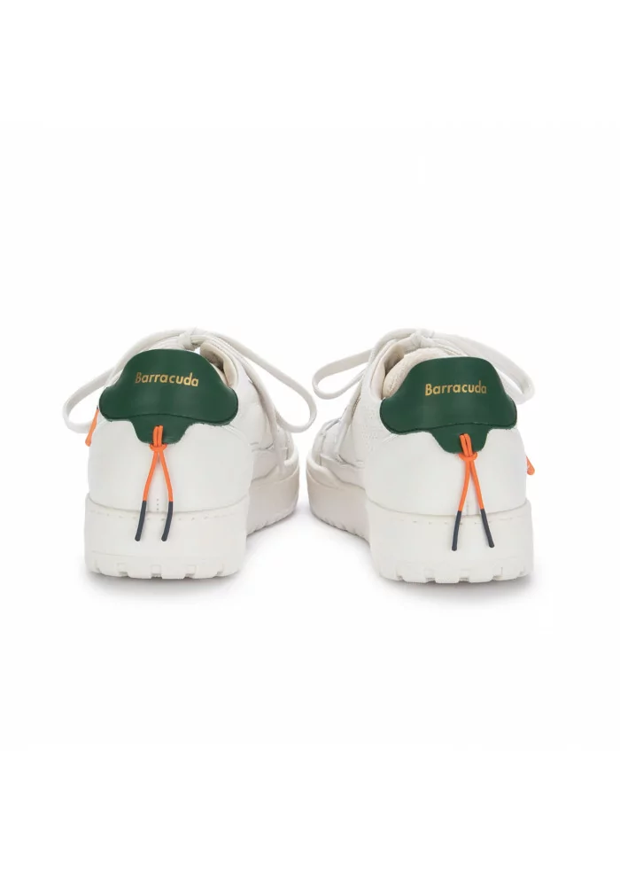 BARRACUDA | SNEAKERS EARVING PELLE BIANCO MARMO Prezzo Ridotto