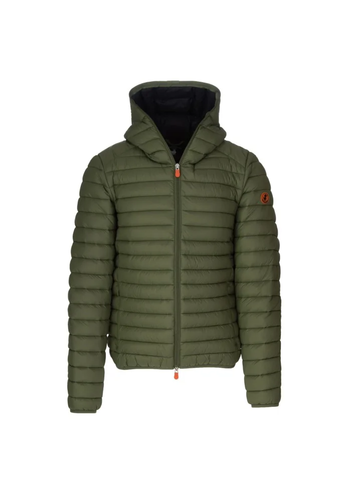 SAVE THE DUCK | PIUMINO GIGA18 DONALD VERDE OLIVA Saldi