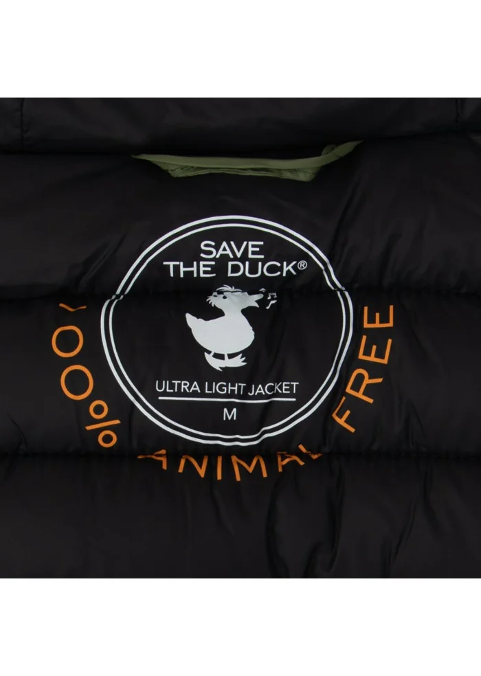 SAVE THE DUCK | PIUMINO GIGA18 DONALD VERDE OLIVA Saldi
