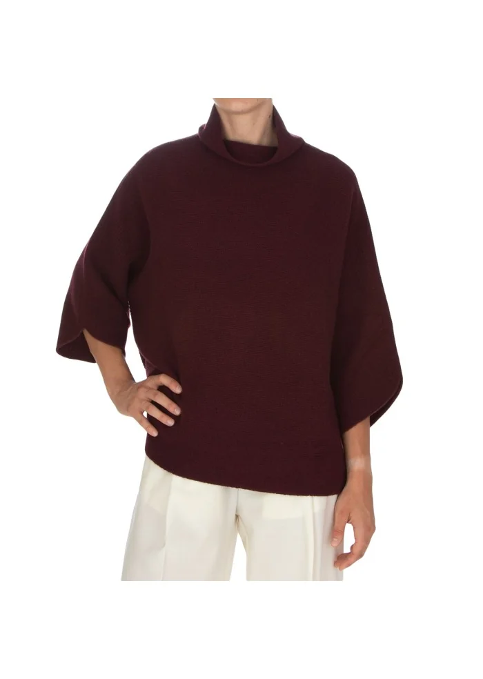 CASHMERE ISLAND | MAGLIONE MONTALCINO BORDEAUX Vendita Calda