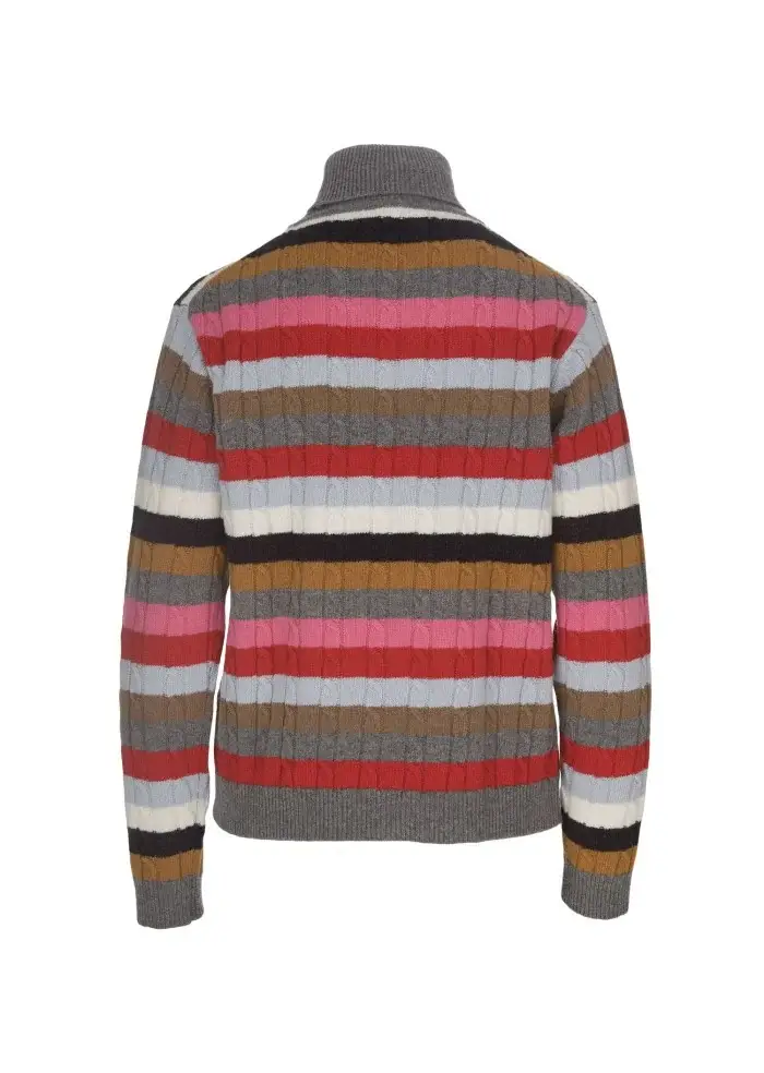 SEMICOUTURE | MAGLIONE DOLCEVITA LANA MULTICOLORE 2025