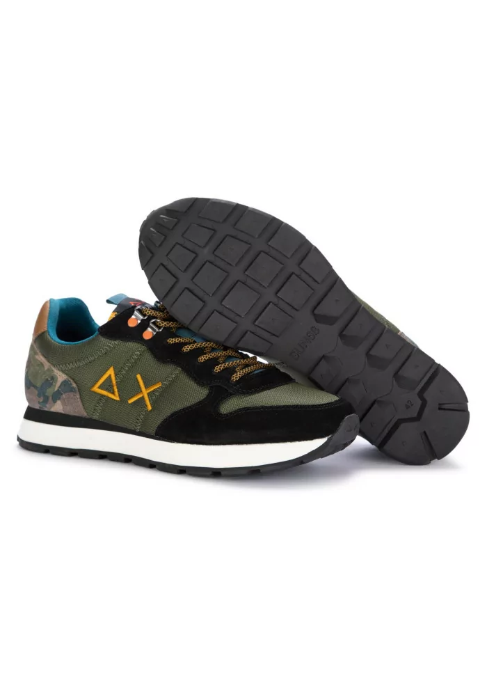 SUN68 | SNEAKERS TOM GOES CAMPING VERDE MILITARE Qualità