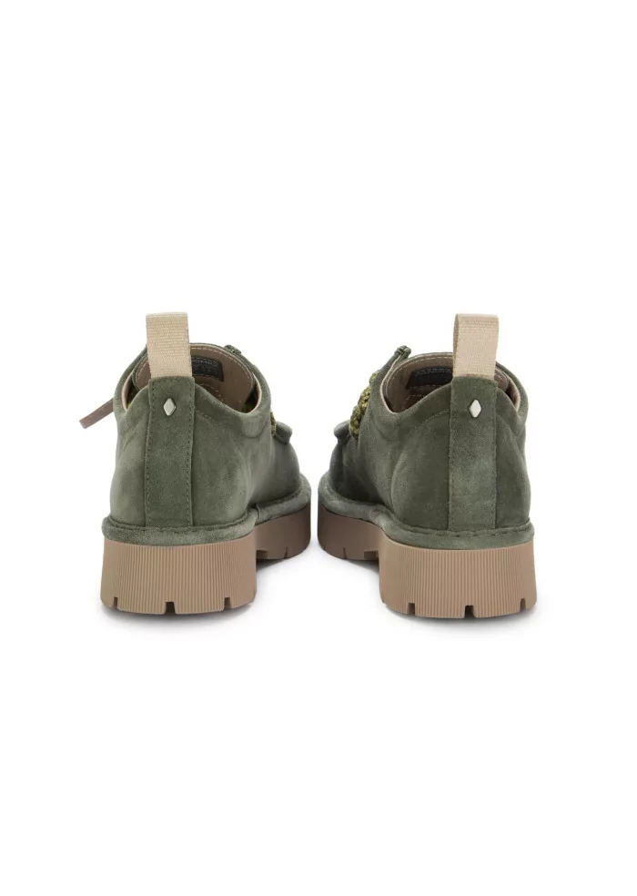 PANCHIC | SCARPE BASSE CAMOSCIO VERDE SCURO Vendita