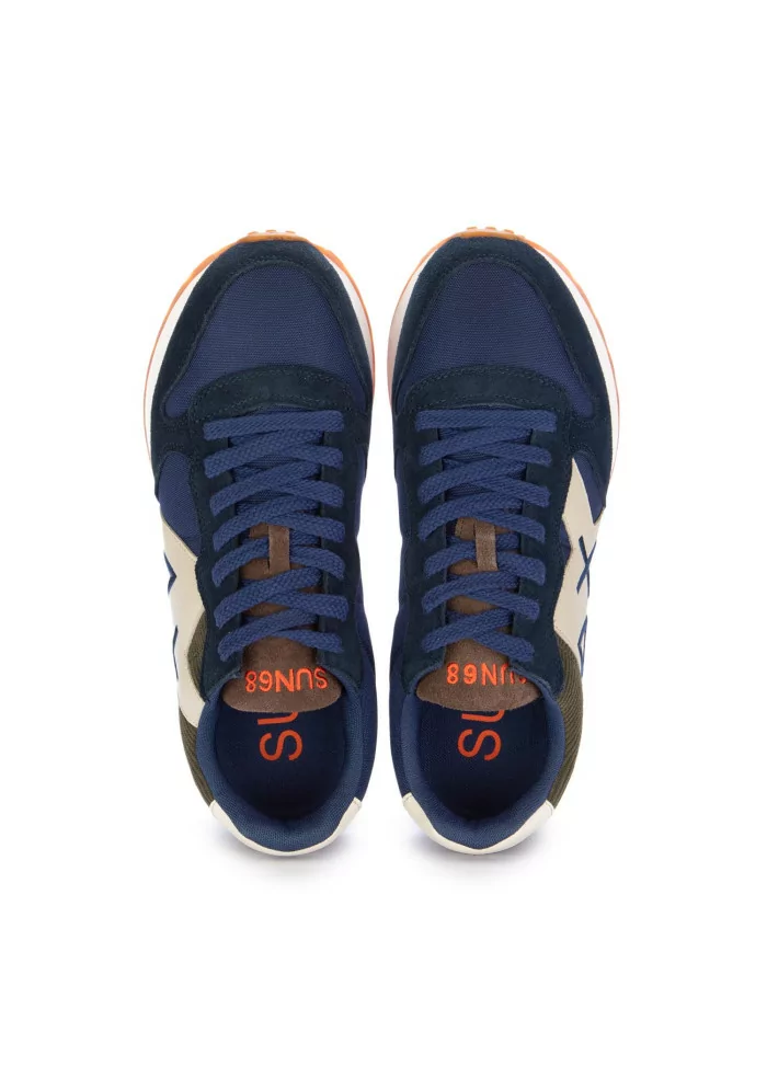 SUN68 | SNEAKERS JAKI WINTER CAMOSCIO NYLON BLU SCURO Pezzi Unici