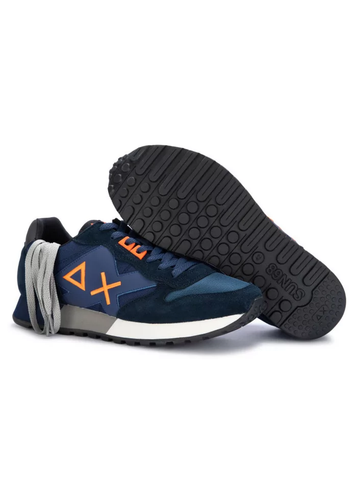 SUN68 | SNEAKERS JAKI FLUO BLU NAVY Soddisfazione Garantita