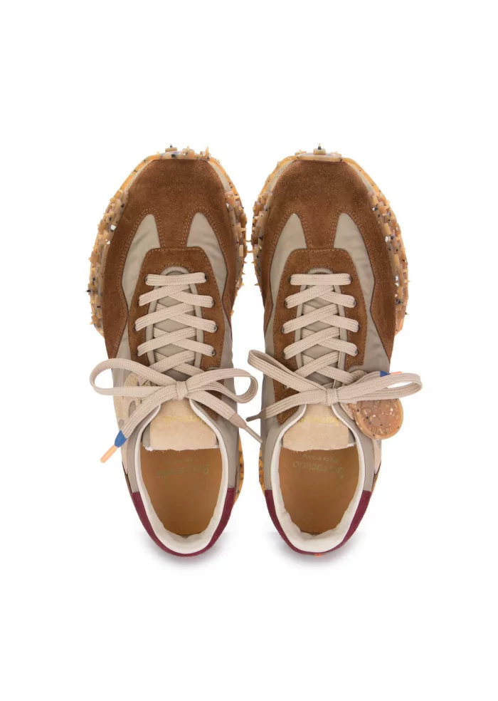 BARRACUDA | SNEAKERS CAMOSCIO NYLON MARRONE TORTORA Promozione Limitata