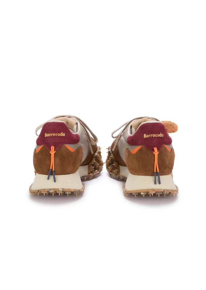 BARRACUDA | SNEAKERS CAMOSCIO NYLON MARRONE TORTORA Promozione Limitata