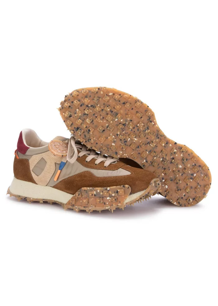 BARRACUDA | SNEAKERS CAMOSCIO NYLON MARRONE TORTORA Promozione Limitata