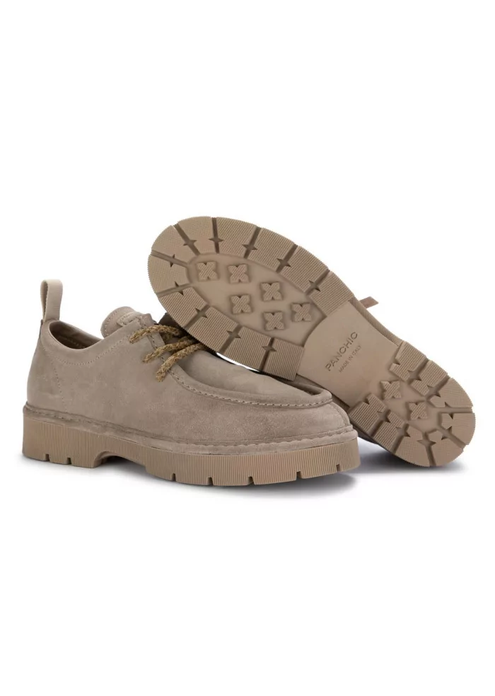 PANCHIC | SCARPE BASSE CAMOSCIO GRIGIO TORTORA Fino Al -60%