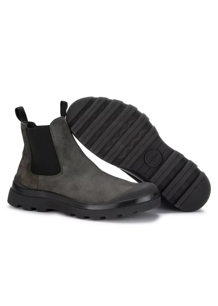 PANCHIC | STIVALETTI CHELSEA CAMOSCIO GRIGIO SCURO Offerta
