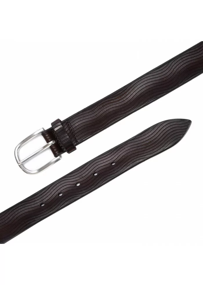 ORCIANI | CINTURA ONDA BULL SOFT MARRONE Hotsell
