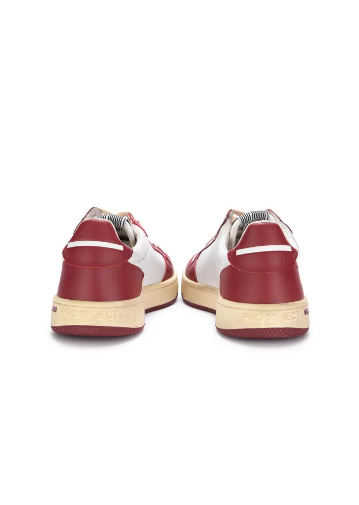 PRO 01 JECT | SNEAKERS P7BM PELLE BIANCO ROSSO Vendite Flash