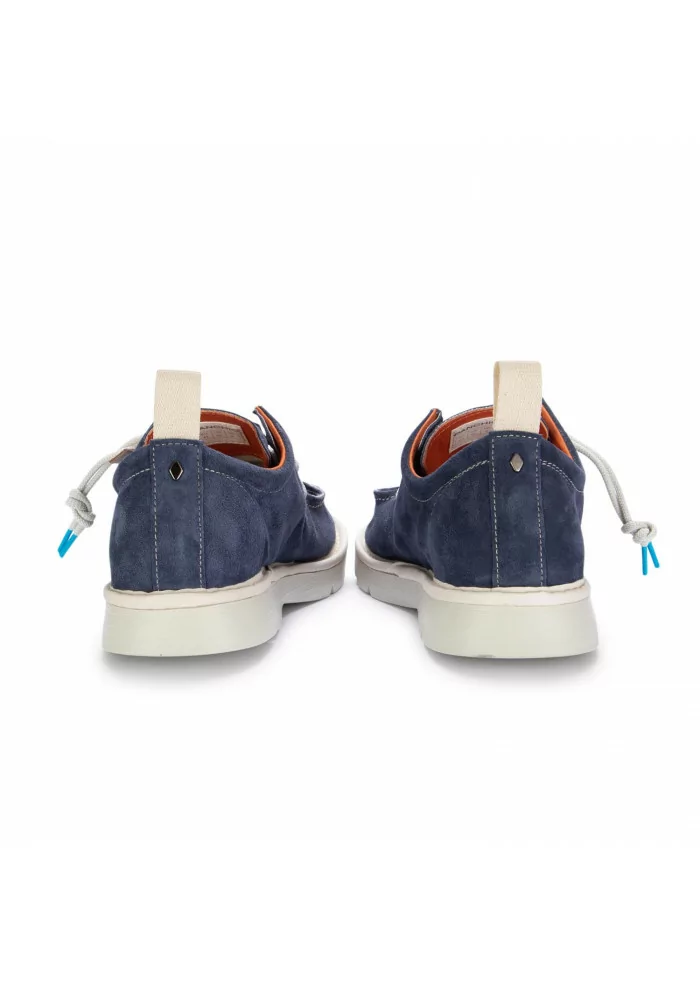 PANCHIC | SCARPE ALLACCIATE CAMOSCIO BLU Nuova