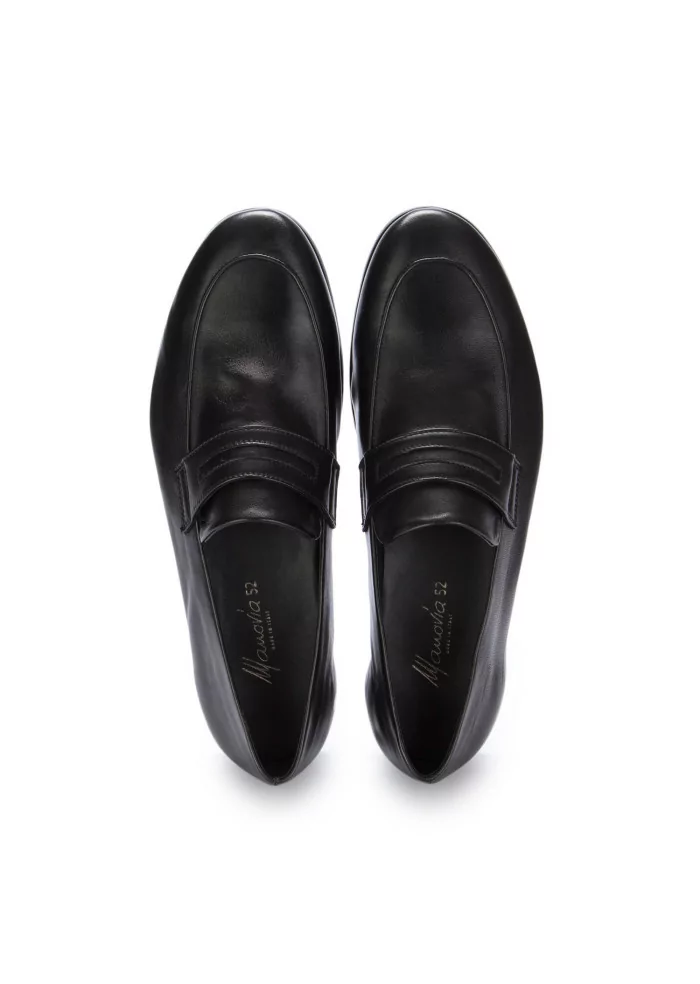 MANOVIA 52 | MOCASSINI PELLE NAPPA NERO 2025