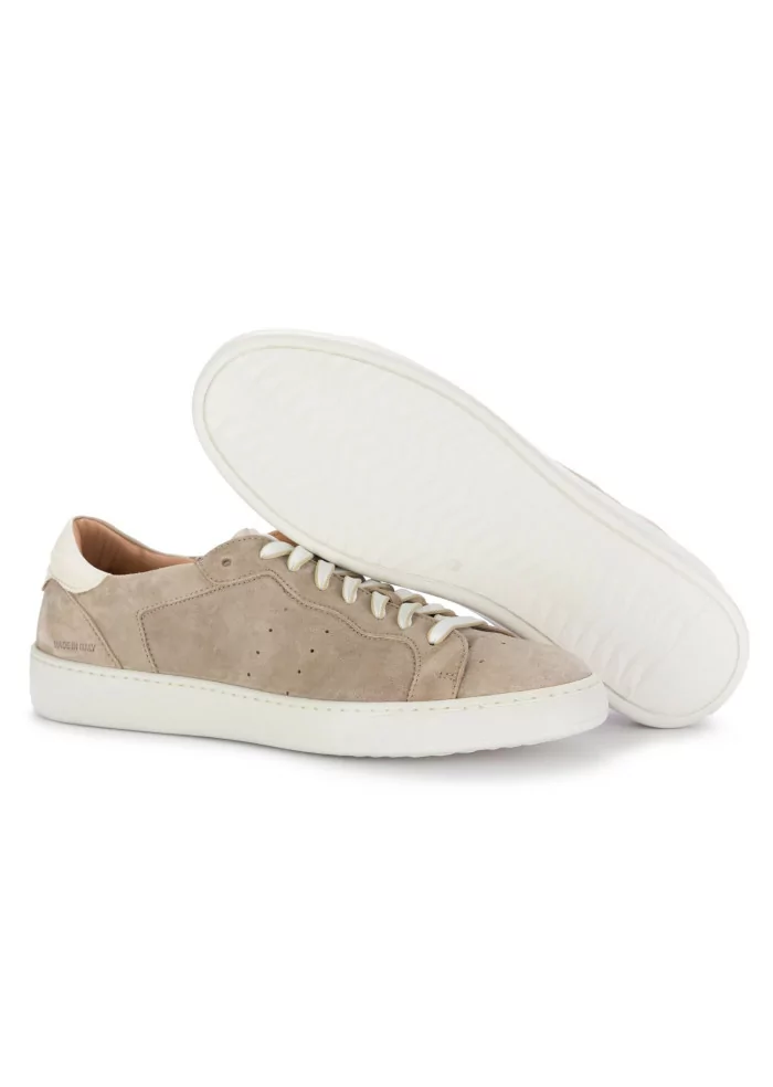 MANOVIA 52 | SNEAKERS WATER PELLE SCAMOSCIATA BEIGE In Linea