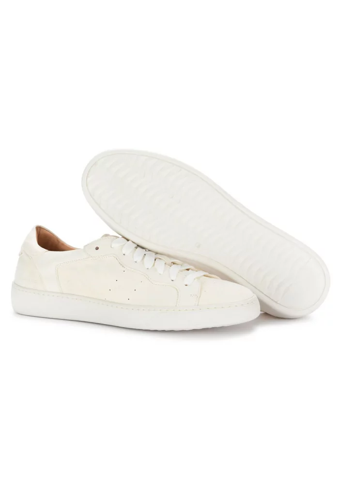 MANOVIA 52 | SNEAKERS WATER PELLE SCAMOSCIATA BIANCO Promozione