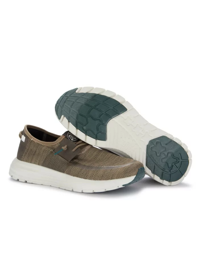 HEY DUDE SHOES | SNEAKERS SIROCCO MARRONE Spedizione Gratuita