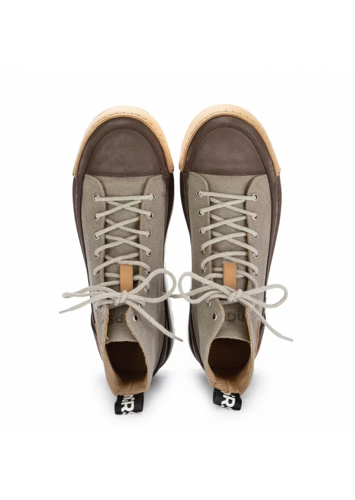 BNG REAL SHOES | SNEAKERS LA MOKA CANVAS HIGH MARRONE CACHI Acquista Ora