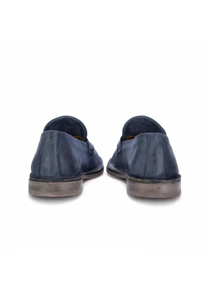 MOMA | MOCASSINI OLIVER WATER SCAMOSCIATO BLU NAVY Sottocosto