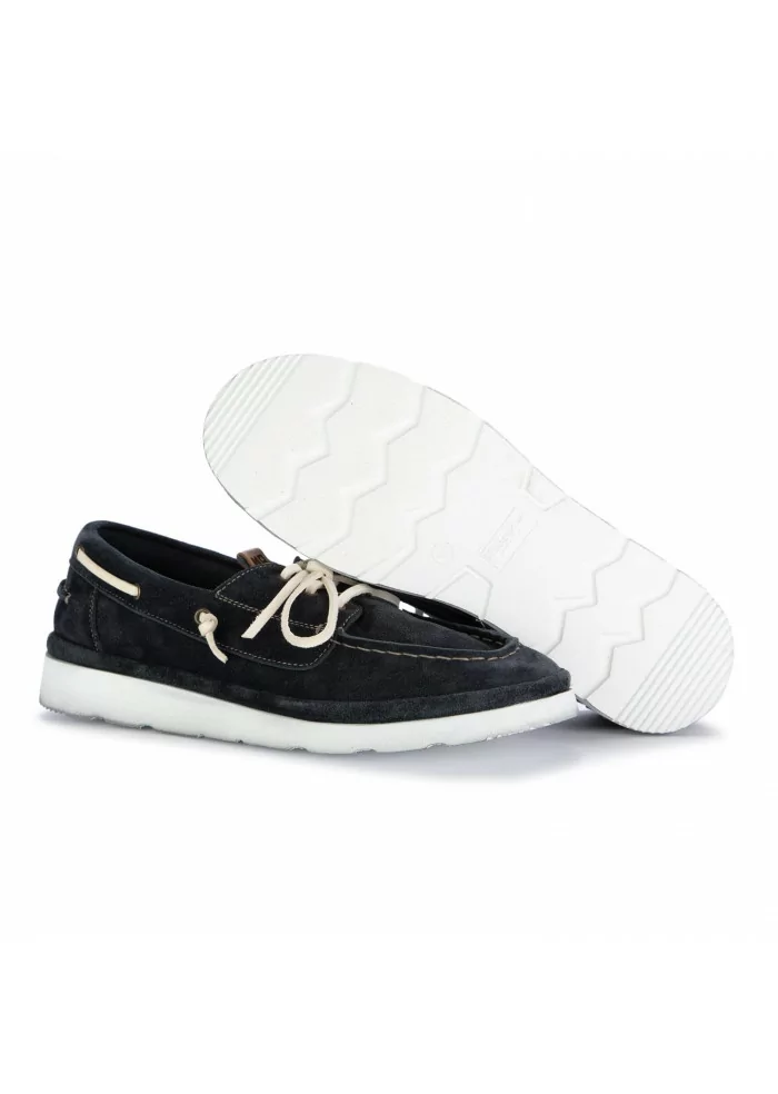 MOMA | SCARPE BASSE YACHT SCAMOSCIATO BLU NAVY Novità