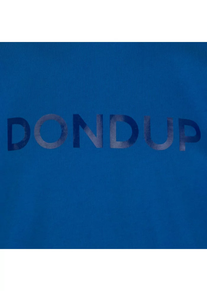 DONDUP | FELPA REGULAR LOGO BLU Hotsell