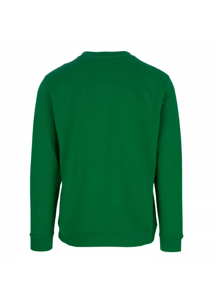 DONDUP | FELPA REGULAR LOGO VERDE Vendita Calda