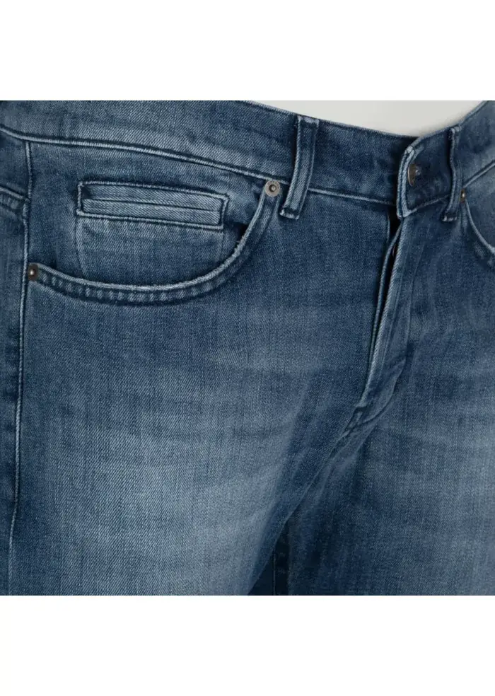 DONDUP | JEANS GEORGE SKINNY BLU Saldi Di Fabbrica