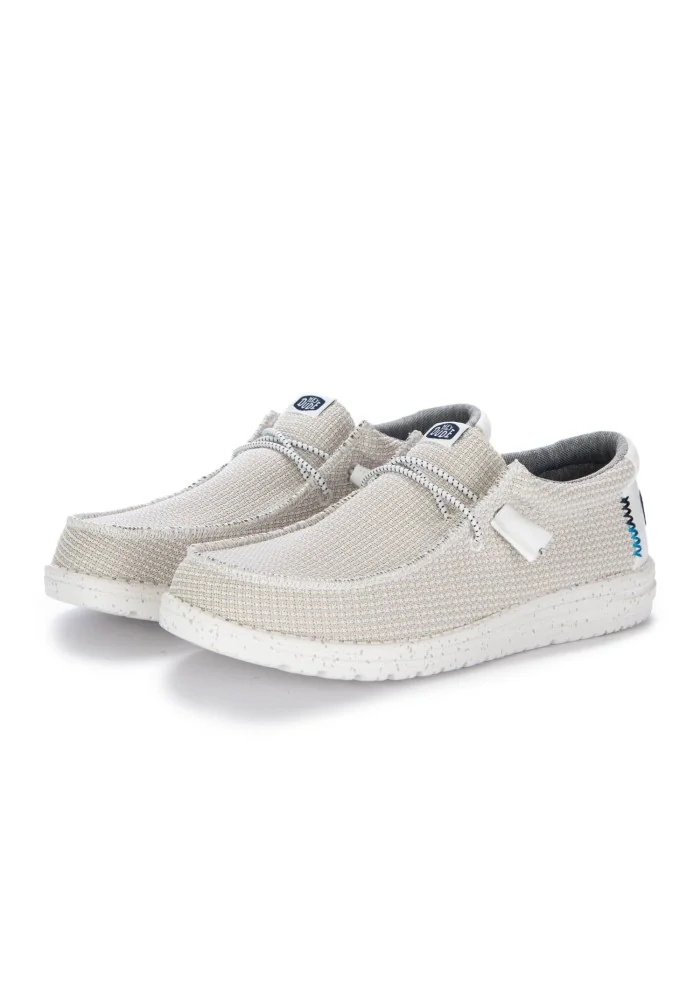 HEY DUDE | SCARPE BASSE WALLY SPORT MESH BIANCO 2025