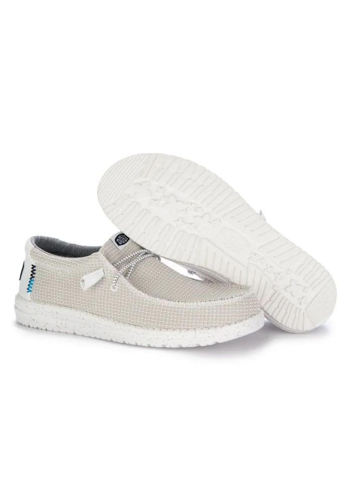 HEY DUDE | SCARPE BASSE WALLY SPORT MESH BIANCO 2025