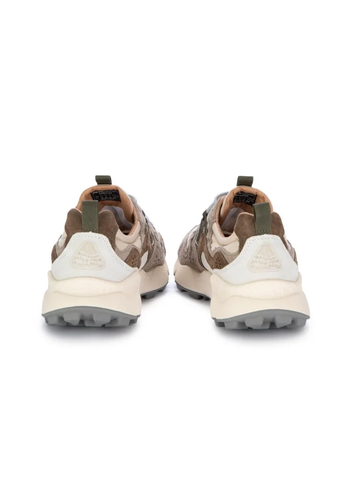 FLOWER MOUNTAIN | SNEAKERS YAMANO 3 BEIGE MARRONE Italy