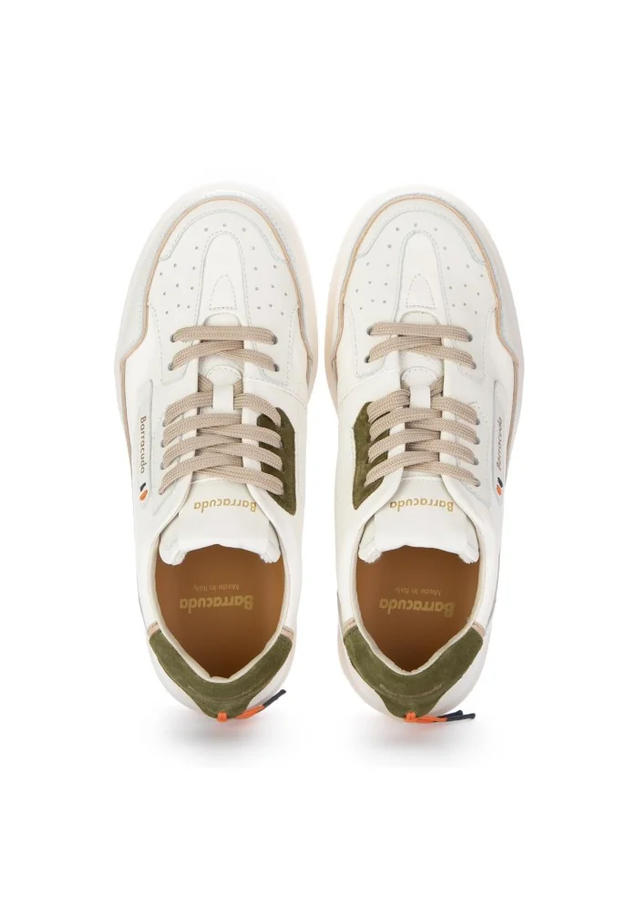 BARRACUDA | SNEAKERS EARVING BIANCO BEIGE VERDE Italia