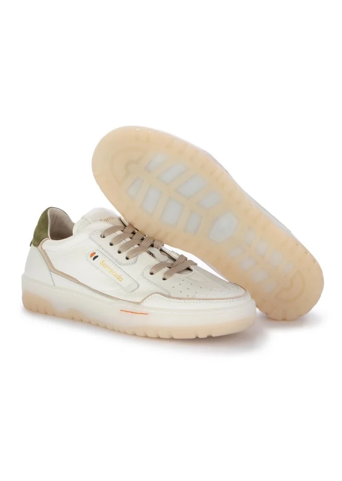 BARRACUDA | SNEAKERS EARVING BIANCO BEIGE VERDE Italia
