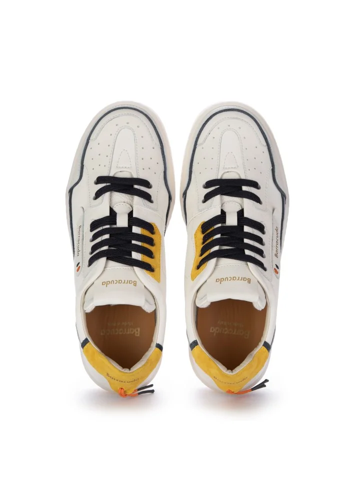 BARRACUDA | SNEAKERS EARVING BIANCO BLU GIALLO Qualità